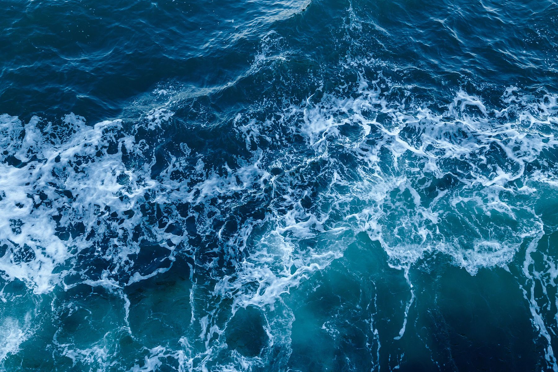 top down image of sea water