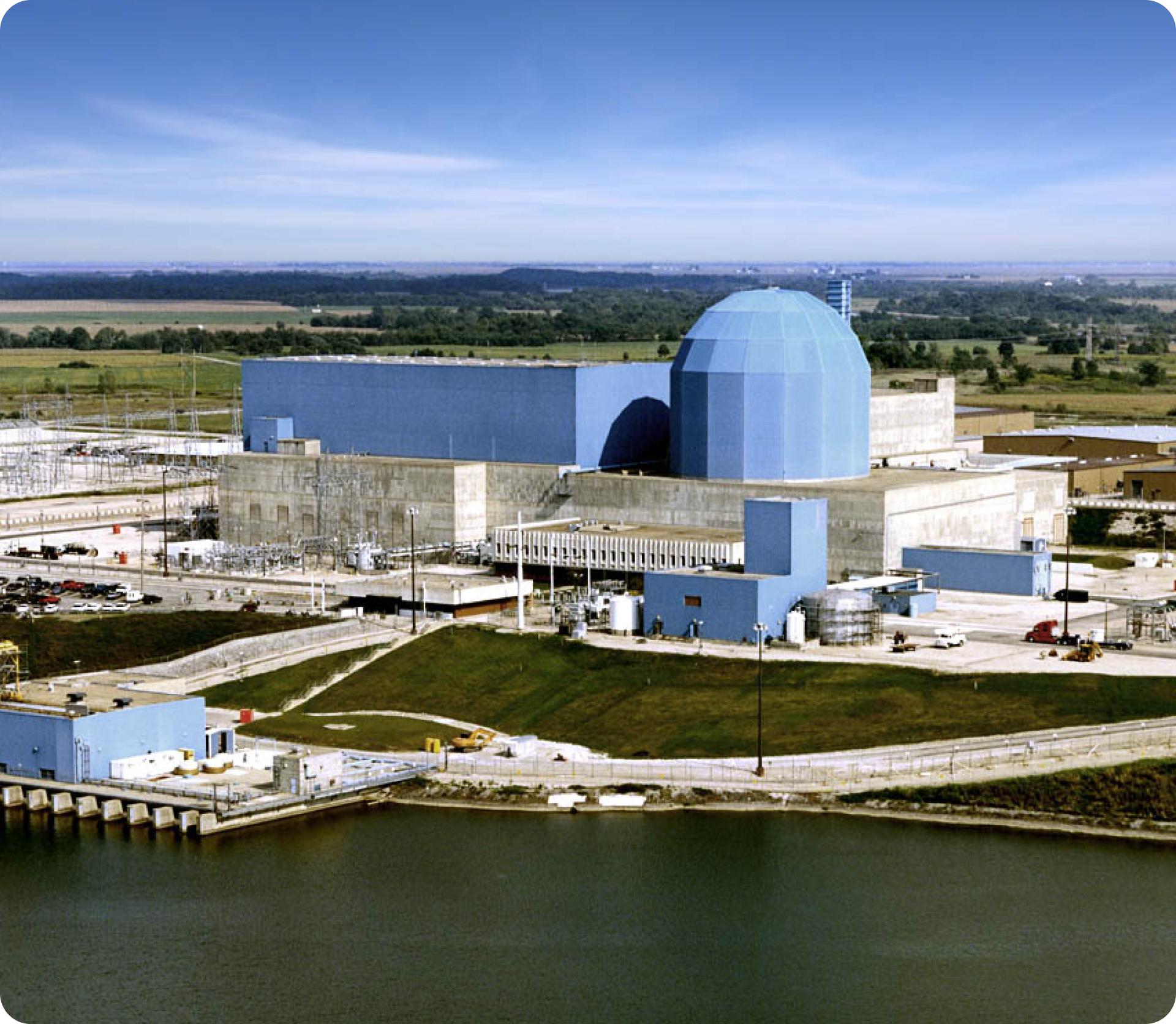 A nuclear energy facility in Illinois.